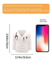 Hộp đựng bút bằng nhựa màu trắng, hộp đựng đồ dùng văn phòng dễ thương - Lý tưởng cho văn phòng, trường học và trang trí nhà cửa, hộp đựng bút quà tặng tốt nghiệp cho sinh viên chắc chắn, phụ kiện bàn làm việc hoàn hảo để giữ bút và chì gọn gàng, quà tặng tri ân nhân viên độc đáo. - trắng - Xem 8