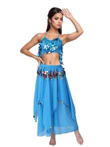 Stage & Celebration Accessory Duo, Social Dance & Cocktail Party Ready, Fringed Embellished Glam Accent - Multicolor - View 13