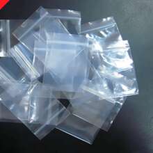 100pcs Pack Small Thick PE Sealing Bags - Fully Transparent Ring Crystal Packaging Bags, Reusable Powder Zipper Lock Bags, Mini Pouches - Multicolor - View 6