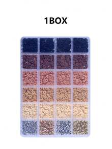 软陶珠套装，混合颜色，扁平软陶珠套装，适用于珠宝制作、DIY手链、耳环、项链、生日礼物、工艺品材料、手机配件 - 軟陶套裝 - 查看 17