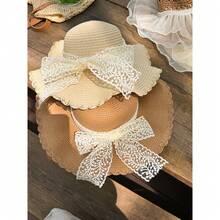 Women Straw Hat - Khaki - View 3