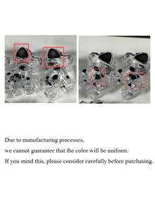 可爱透明狗狗毛发收纳盒，宠物毛发纪念吊坠，萌萌小狗吊坠，精美吊坠装饰纪念品，透明塑料宠物毛发收集容器，带可爱动物吊坠，便携式家用车载旅行毛发收纳袋，宠物主人配件，宠物纪念礼物 - 彩色 - 查看 11