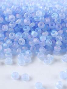 GO2CJBEADS DIY串珠工艺材料 10克手链珠 多色 2毫米圆形玻璃珠，用于珠宝制作