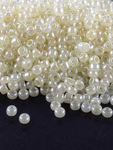 GO2CJBEADS DIY串珠工艺材料 10克手链珠 多色 2毫米圆形玻璃珠，用于珠宝制作