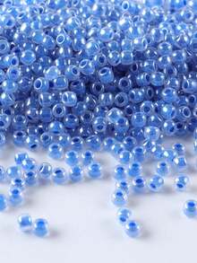 GO2CJBEADS DIY串珠工艺材料 10克手链珠 多色 2毫米圆形玻璃珠，用于珠宝制作