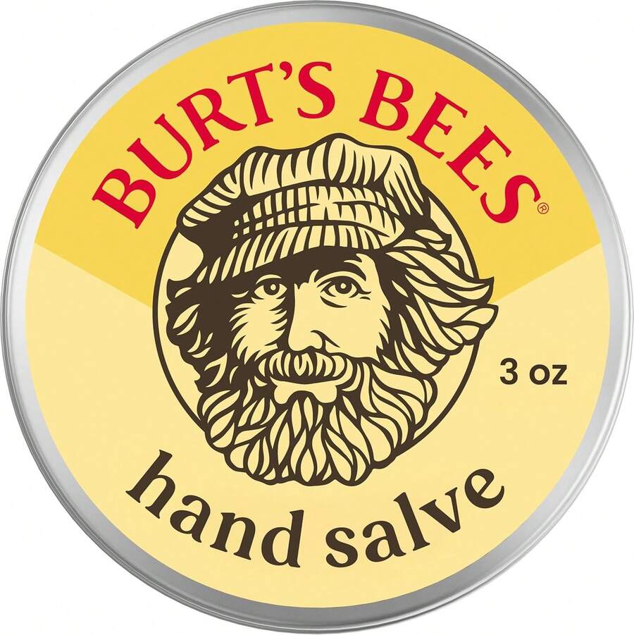 Burt's Bees Crema Reparadora de Manos - Hand Salve 85 gr - Rojo y blanco - Ver 1