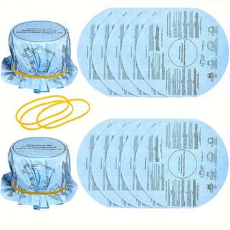 3pcs VF2002 Wet Dry Vacuum Filter Compatible For Shop-Vac, VacMaster, Genie Wet/Dry Vacuums - Compatible With 18.93 L & Larger Vac Cleaners, Reusable Dry Disc Filters With Retaining Bands, Direct Replacement (Fits Type / Models)