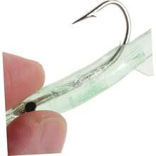 8 Piezas Seuelos de Pesca de Brillantes Kit para Agua y Cebos Artificiales Herramientas de Pesca Reutilizables - Verde claro - Ver 7