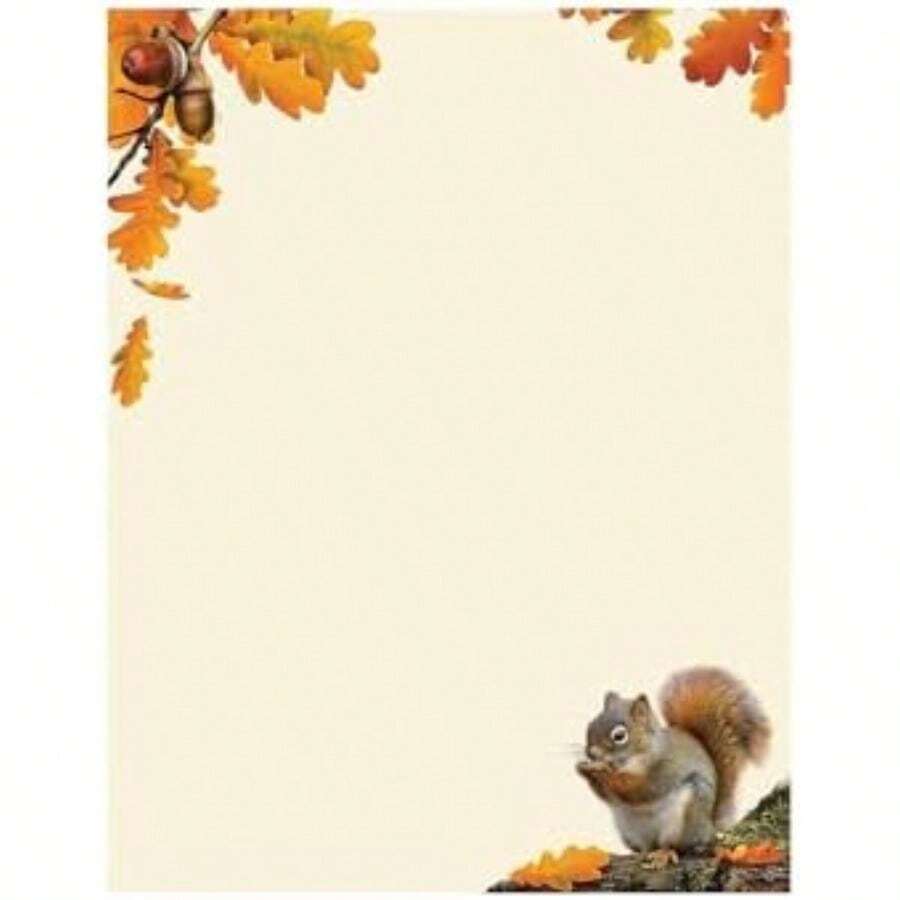 ¡Grandes papeles! Morning Mist - Cabezal de letras (80 unidades, 21,6 x 27,9 cm), , 21.5 cm x 28 cm(Acorn) - Multicolor - Ver 1
