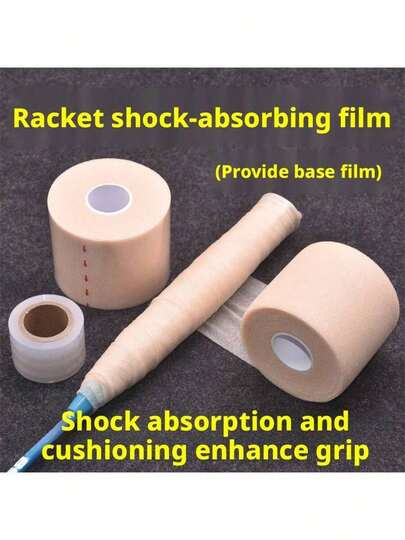 Badminton Racket Shock Absorbing Film, Racket Grip Tape, Handle Grip Shock Absorbing Film, Cushioning Film, Anti-Shock Film, Bottom Adhesive Film