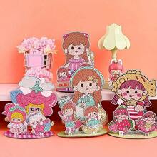 estereoscópica 3D para niños, adorno creativo de escritorio con diamantes de cristal completo, , bricolaje MYWP - Multicolor - Ver 8