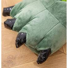 Unisex Paw Claw Slippers Funny Animal Plush Costume Shoes Plush Fuzzy Warm Home House Shoes Slipper Indoor - 小巧 + 綠色 - 查看 3