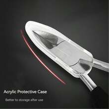 Eagle Beak Nail Clippers, Thick Toenail Ingrown Tool, Rubber Handle, Red/Black Nail Scissors, Toenail Clipper