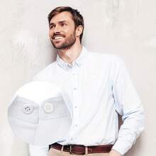 4pcs/8pcs/16pcs Expandable Waist Buttons, No Sewing Required, Detachable Cuff & Collar Extender, Elastic Waistband Adjuster, Unisex - Multicolor - View 9