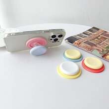 Jelly Color Silicone Magnetic Phone Holder, Colorful Dopamine Air Bag Pull-Push Stand, Desktop Holder Compatible With IPhone, Android Phone, Gift For Birthday, Family, Friends Gifts Birthday Push-Pull Phone Grip Phone Accessories