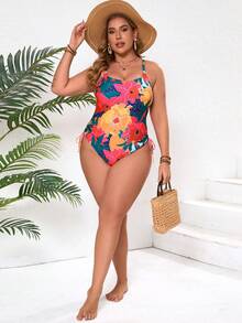 2026 New Colorful Printed Sexy One-Piece Swimsuit For Women