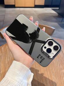 1pc Religious Theme Jesus, Son Of God Pattern Electroplated Button, IMD Anti-Drop Phone Case, Compatible With 11/13/14/15/16/13 Promax/14 Promax/15 Promax/16 Promax And Other Models. Waterproof, Shockproof, Scratch-Resistant. - Multicolor - View 4