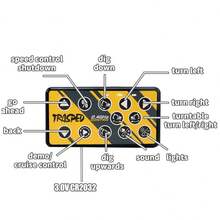 1:64 Scale Miniature Realistic Car Model, Portable Alloy Excavator Remote Control Car, Mini Remote Control Car, Adjustable Gear Engineering Toy Car, With LED Lights, Supports Smartphone, 2.4G Remote Control Model Car, Realistic Remote Control Engineering Excavator Toy, Track Action Simulates Engineering Work Scenes, Suitable For Boys And Girls, Ideal Children's Gift Toy, Perfect Christmas Stocking Gift - Multicolor - View 10