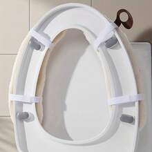 可爱猫咪毛绒加厚马桶坐垫/带把手桶垫 - 彩色 - 查看 6