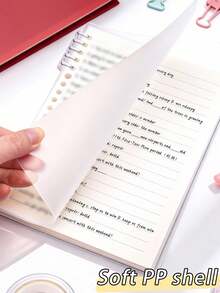 1pc B5/A5 60 Sheets Removable Coil Notebook, Smooth Thick Non-Bleed Pages, Minimalist Design For Students - B5 - View 7