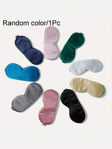 Luxury Silk Sleep Mask - Soft, Breathable, Dual-Sided Blackout With Embroidered Detail For Restful Sleep, Available In God, Red, And Black, Comfortable Sleepwear, Embroidered Craftsmanship - Multicolor - View 9