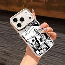 Funda de Teléfono de Personaje de Cómic Súper Linda N-Nana, Compatible con los Modelos  17, 16E, 16, 15, 14, 13, 12, 11 Mini, Pro, Max, Air, X, XR, XSMAX, 8 y 7 Plus, Hecha de Material Mate para Protección contra Caídas y Viene con una Correa de Mano Desmontable - Colores mezclados - Ver 5
