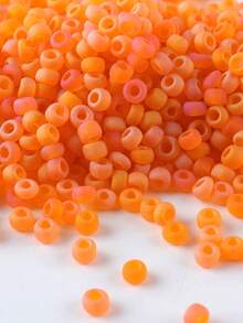 GO2CJBEADS DIY串珠工艺材料 10克手链珠 多色 2毫米圆形玻璃珠，用于珠宝制作