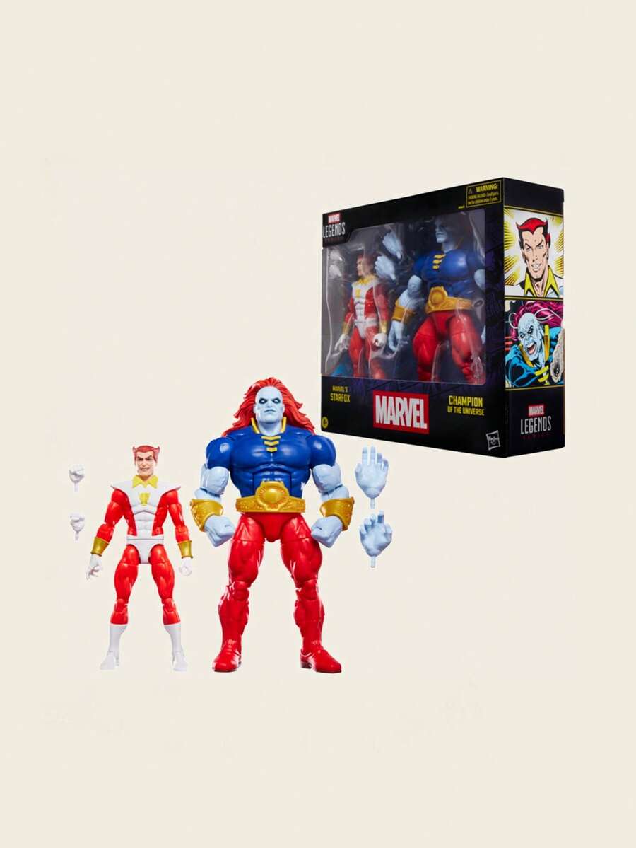Hasbro Legends Series Action Figure - 's Starfox & Champion Of The Universe, 2 Packs, 6-Inch Action Figure Set, Surprise Gift For Kids, Superhero Toy, Fans Gift, Christmas&Birthday Gift For Fans, Collectible Toy, Desk Decoration - Multicolor - View 1