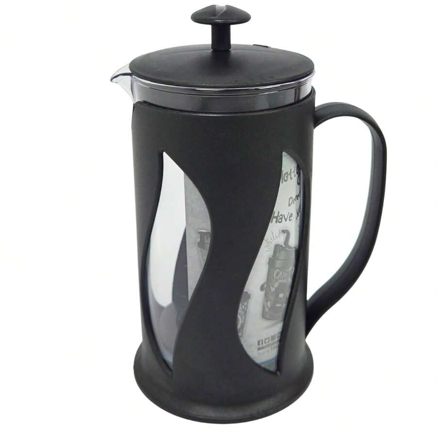 Modern Design French Press Coffee Maker 500ML Practical - Black - View 1