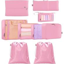 Organizadores de viaje para maletas *PAQ 10 PIEZAS* bolsas organizadoras paquete esenciales para viaje Travel organizer Armored Travel Organizadores - Paq10 - Agata - OrganizadoresPaq10Agata - Ver 1
