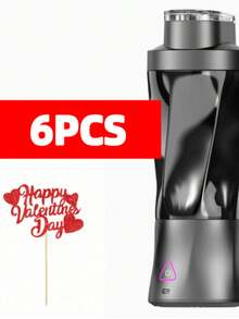 8pcs Valentine's Day Themed Cake Toppers, Love Themed Party Baking Picks, Suitable For Wedding, Valentine's Day Cake, Anniversary, General Celebration - Multicolor - View 12