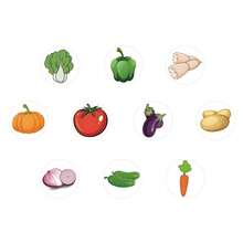 500Pcs Vegetable Stickers, Cute 10 Styles Food Stickers Colorful Vegetable Sticker For Teachers Classroom Rewards, Scrapbooking, DIY Crafts - Lime Green - View 10