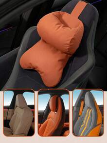 Car Neck & Back Support Pillow - Dual-Core Zero Pressure Filling Technology, 5-Point Ergonomic Support, Adjustable Height & Angle, Breathable Mesh Fabric, Soft & Skin-Friendly, Tool-Free Quick Installation, Anti-Slip & Anti-Displacement Design, Compatible With All Vehicle Seats Including Sedans, SUVs And New Energy Cars - one-size - View 6