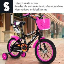 SELECTSHOP Signa Signa Bicicleta Infantil R 14 con Llantas Entrenadora Bicicleta Urbana con Canasto Y Porta Vaso Bici De Paseo Ideal para Niños de 3 a 6 Años De Entrenamiento - Rosa - Ver 2