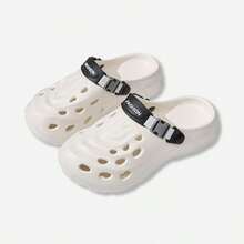 Fulo Men's Casual Lightweight Slip On Platform Clogs - White - View 6