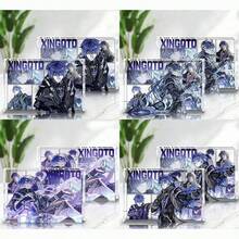 Acrylic Card Brick Collectible Stand, Anime Themed Merchandise, Desktop Decor, Gift For Friends, Students, Birthday, Holiday, Christmas - Multicolor - View 1