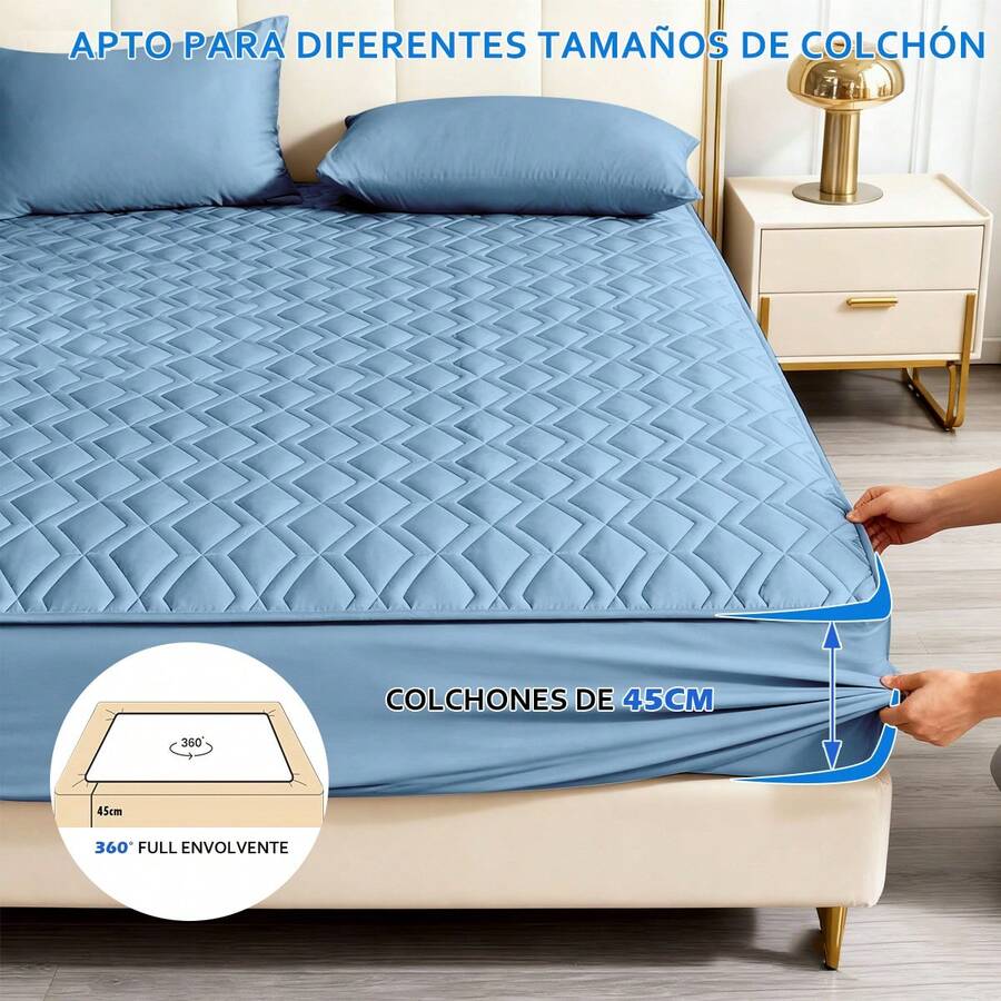 AMOROSA Mattress Protectors & Encasements - 天藍色 - 查看 1