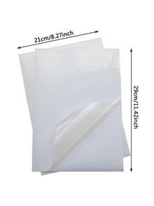 10Pcs Clear Sticker Paper Inkjet Printer Label Sheet Waterproof Quick-Drying