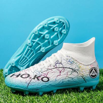 男士足球鞋、男女童训练足球鞋，适合户外、室内、硬地、草地等各种场地运动。