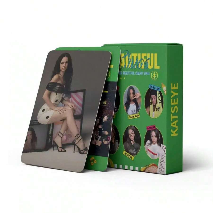 55pcs KATSEYE 2026 Mini Cards SOPHIA MEGAN DANIELA LOMO Self-Print Small Cards - Multicolor - View 1