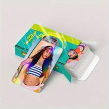 124pcs Katseye Photocards, Fans Merch Goods, Kat-Seye Pop, Stickers, 60pcs Lomo Cards + 64pcs Stickers, Celebrity Holographic Cards, Party Supplies, Celebrity Card Collection, Halloween & Christmas Gifts, Boxed High-Definition Celebrity Photo Cards, Collectibles, Small Gifts