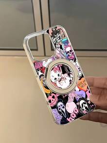 Arte de Halloween con vibraciones espeluznantes. Esta elegante funda es compatible con los modelos  16, 15, 14 Pro Max, 13, 12, 11, XR y XS Plus. Fabricada en silicona TPU, ofrece protección contra golpes y caídas, además de una sensación superior. Es un regalo ideal para familiares, amigos y seres queridos, y una opción perfecta para Navidad.fundas para  13,funda  13,funda  16,fundas ,funda  15,funda para ,fundas para  16,fundas  11,fundas  15,funda  17,protector para ,funda  14,fundas  12,fundas  14,funda  17 pro max,fundas  13,fundas> - transparente - Ver 6