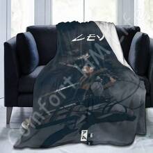 Ackerman Blanket Ultra-Soft Lightweight Flannel Fleece Modern Throw Blanket For Home Office Travel 80X60 Inches Bed Spread2.Jpg - trắng - Xem 1