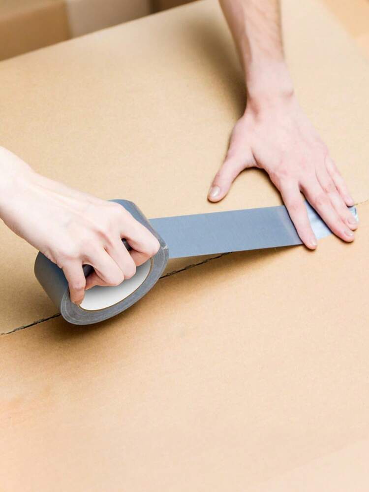 1卷布基胶带，高粘性加厚防风胶带，无痕密封胶带，适用于窗户、防风雨、防水、缝隙密封，也适用于婚礼和展览会的地毯密封。 - 彩色 - 查看 8