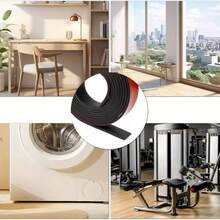 1卷自粘橡胶条，耐用保护密封垫圈，柔性密封材料，无需工具