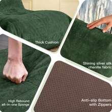 FTMMC-LVSE Ergonomic Bean Bag Chair With 5-Way Body Support - Green - View 4