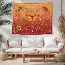 1 tấm thảm trang trí hình vuông in họa tiết bướm, chất liệu polyester hiện đại, thích hợp cho phòng khách và phòng ngủ. - Nhiều màu - Xem 6