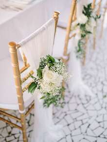 1 Peça Lindo Pano de Bottom de Gaze Branca para Decoração de Casamento, Pano de Bottom de Gaze para Casamento em Jardim ao Ar Livre, Pano de Bottom de Gaze Romântico para Casamento Interno, Decoração de Casamento na Praia, Decoração de Casamento Country, Adequado para Decoração de Casamento, Cerimônia de Noivado, Festa de Aniversário, Dia dos Namorados, Cenário/Corrimão/Escada, Aniversário, Decoração de Festa, Suprimentos de Casamento - Branco - Visão 8