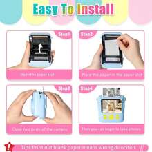 Set Of 5, 10, Or 20 Rolls Of White Instant Print Camera Paper For Most Instant Photo Printers. High-Definition Photo Printing Paper. - White - View 7