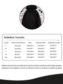 Hombre003-1 Men's Round Neck Hoodie With Anti Social Club Sad Boyz Print, Kangaroo Pocket And Drawstring, Long Sleeve, Loose And Casual, Ideal For Gifting As Men's Clothing Front And Back (Lightweight Spring-Autumn Model). Choose A Larger Size.) - 黑色 - 查看 8